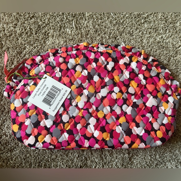 Vera Bradley Handbags - NWT Vera Bradley Large Ruffle Cosmetic Bag in Pixie Confetti